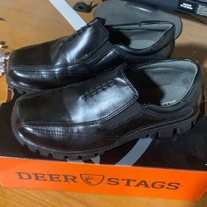 Black casual boys shoes